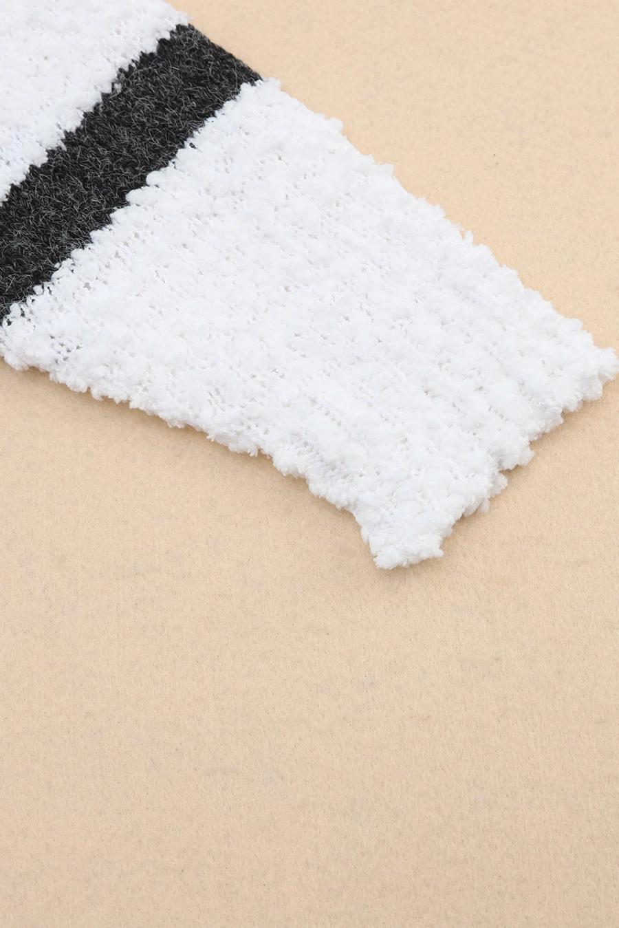 Mujer | Suéter Estilo Jersey Con Hombros Caídos Y Estampado De Rayas Multicolor