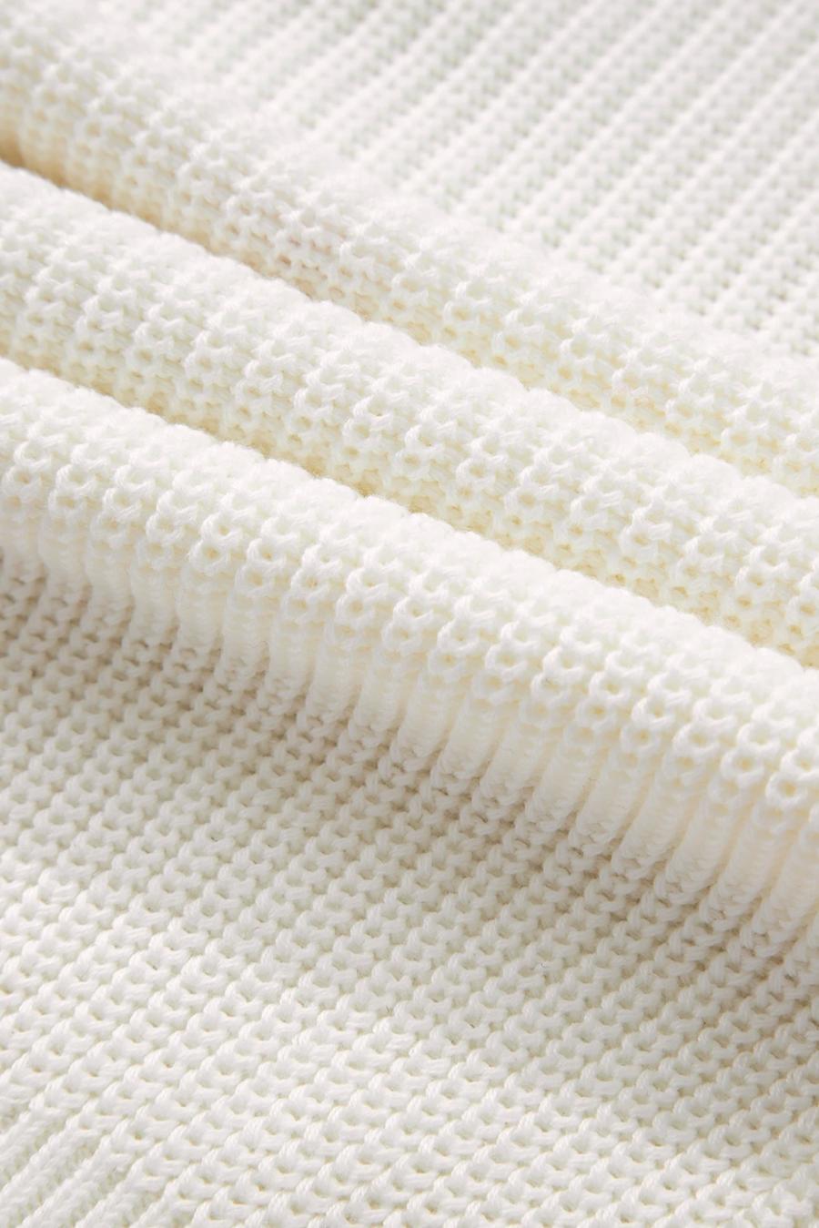 Mujer | Suéter Navideño Blanco Brillante Feliz Y Brillante