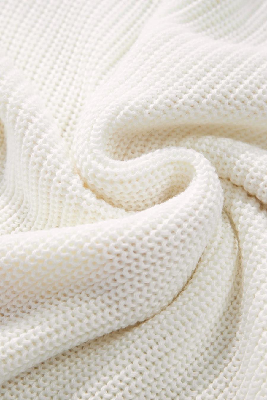 Mujer | Suéter Navideño Blanco Brillante Feliz Y Brillante