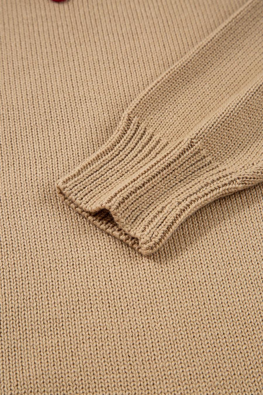 Mujer | Suéter Navideño Dolman Con Detalles De Lunares De Colores Alegres En Gris Humo